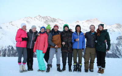 Sortie à ski à Zinal